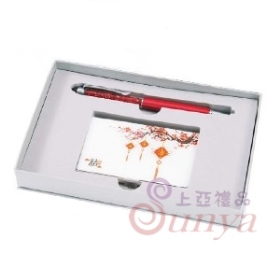 C090觸控紅鑽+結名片夾