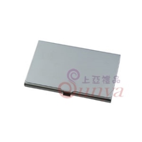 E091簡易盒 平面不銹鋼名片夾