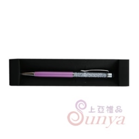 F131觸控白鑽亮紫水鑽筆