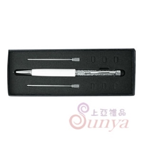 DA017觸控白鑽白桿水鑽筆