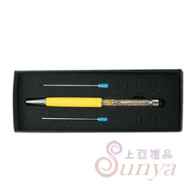 DA034觸控黃鑽黃桿水鑽筆