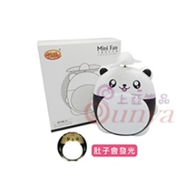 19V-9038H熊貓手持風扇+夜燈