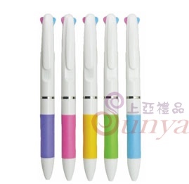 19V-1025D/F白桿粉彩三色筆
