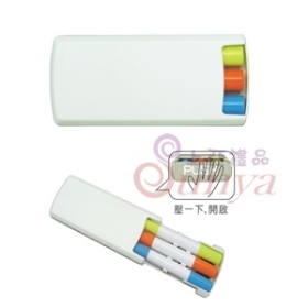 19V-1121E三入果凍螢光筆組
