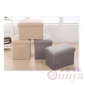 麻布收納椅30*30cm