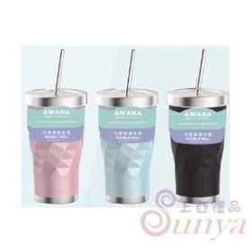 NE-500吸管菱形保溫杯350ml