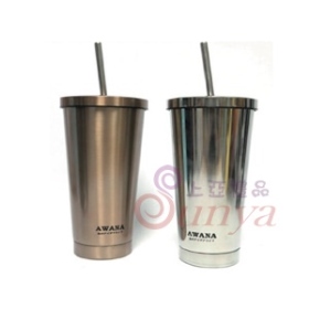 吸管咖啡杯500ML