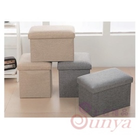 麻布收納椅38*38cm