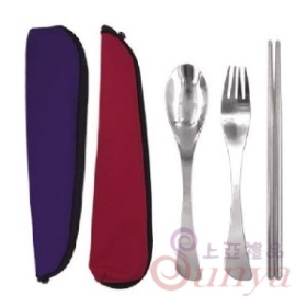 TH-399B 304三角布套魚尾餐具組(3入)