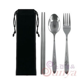 TH-353絨布套餐具組(3入組)