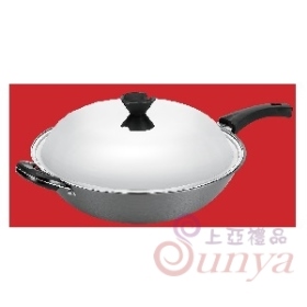 W1036鈦金單柄炒鍋—36CM