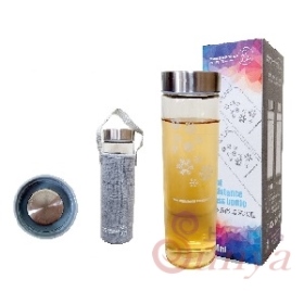 L0550妙廚師耐熱時尚玻璃水瓶550ml