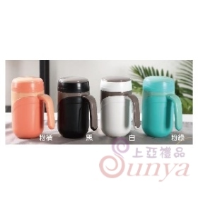 C3801 TOP-CHEF馬卡龍陶瓷辦公杯380ml(白)