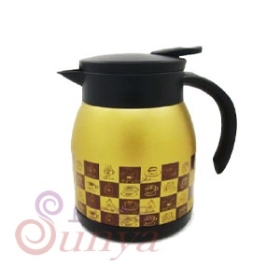 BA6001B琥珀金炫彩真空悶燒壺 600ml