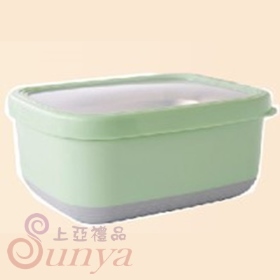 DS1004BG方型保鮮盒綠色820ml