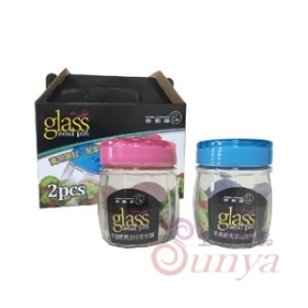 L7001AC妙廚師手提輕食沙拉密封罐(藍色+粉色)