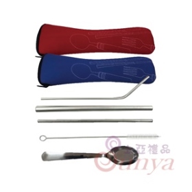 A087 304(粗+細+彎)管+23刷+厚匙+(紅)加長布套