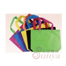 F075F花邊不織布購物袋(有底無側)