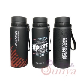BA8002 304不鏽鋼廣口運動瓶800ML(黑)