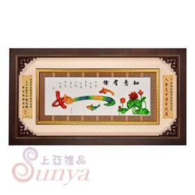 外框：135*69cm、落款版面：8*20cm