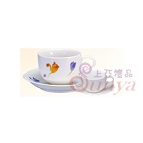204白/鬱金香咖啡杯組
