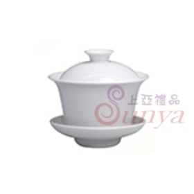 雪白3件式茶杯