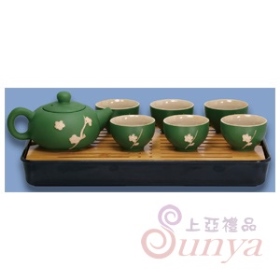 0317雅仕茶具組(綠色)