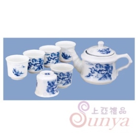 0329竹節壺1壺6杯茶具組