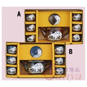 0339熊貓戲竹茶具組