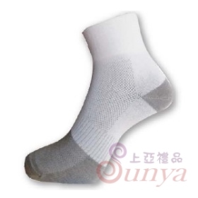 NCZ-1344竹炭1/2寬口無痕休閒襪