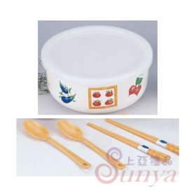 CR-1627微波碗(附匙筷)-M