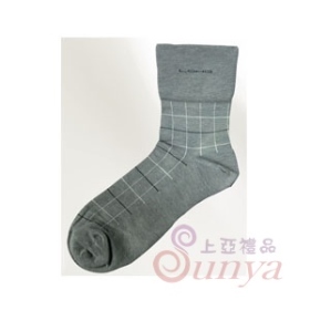 BB36003GXL竹炭無痕方格健康襪(單入)