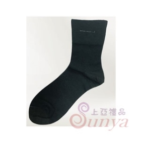 BB36001B竹炭無痕紳士襪黑(單入)