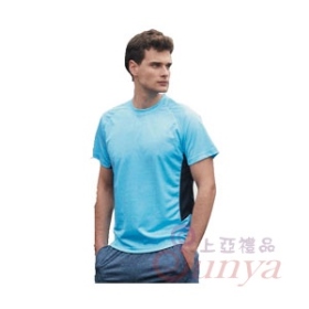 VS9602-05運動短T恤100%POLYESTER