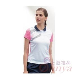VS9206-10女版短袖POLO衫100%POLYESTER