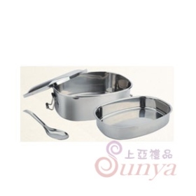 CLARE晶鑽316雙層方型便當盒