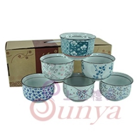 KT-0107唐草五色5入湯碗組