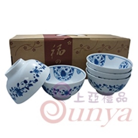 KT-4596-5 4.5"直口碗5入裝(手提盒)