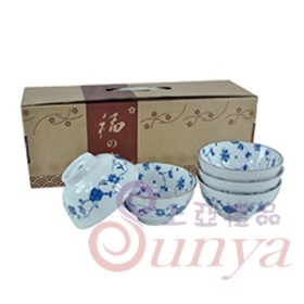 KT-4596-5 4.5"直口碗5入裝(手提盒)