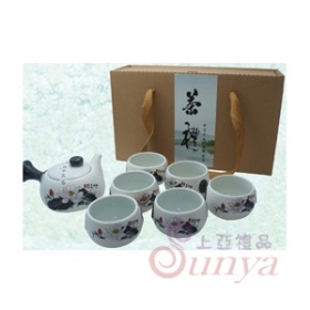 KT-4587A雪花急須壺1+6茶具組
