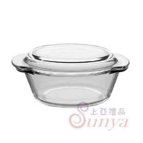 Heat-Resistant Glass Pot w/Lid 1.0L玻璃鍋