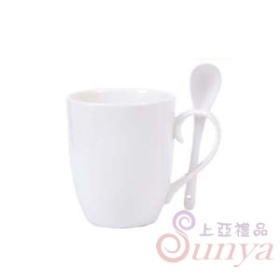 YL-013S圓圓杯+匙(強化瓷)