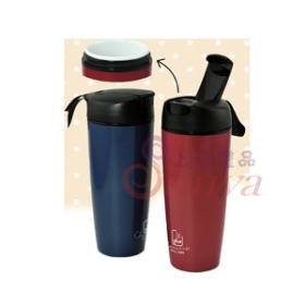 YELL-SB01鉑金骨瓷保溫杯500C.C.(星耀藍)