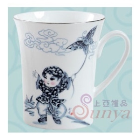 BF-2807青花童趣杯(彩盒包裝)