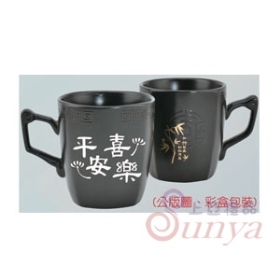PC-MCP01L磁炭金竹單入馬克杯(鐳雕)