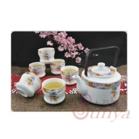DH-TC0106B花田喜事1壺6杯茶具組