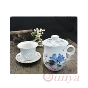 DH-02水漾芙蓉濾蓋杯碟組