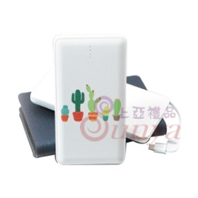 皮紋卡片行動電源10000mAh