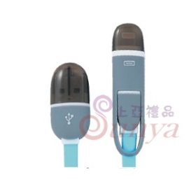 【數據傳輸、充電線】2合1型
