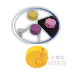 馬卡龍手機擦捲線器